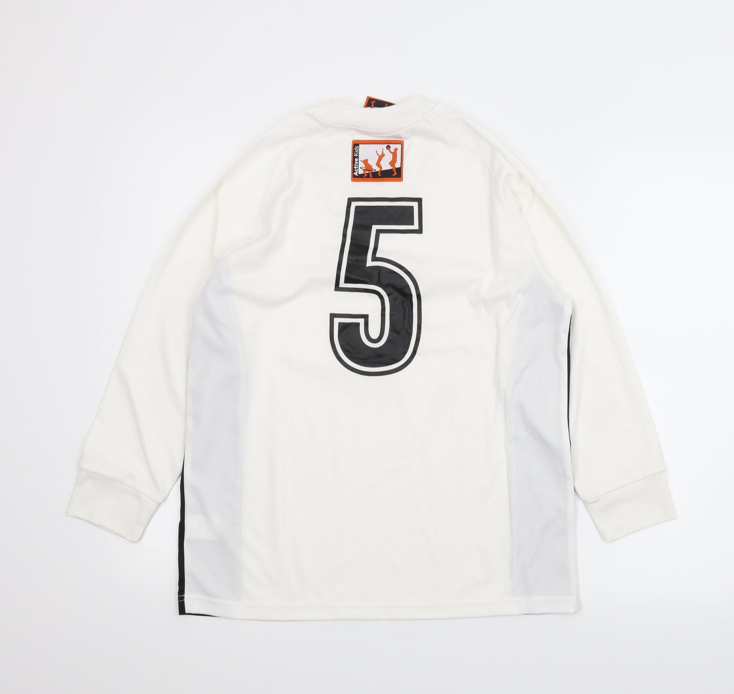Sainsburys Boys White   Basic T-Shirt Size L