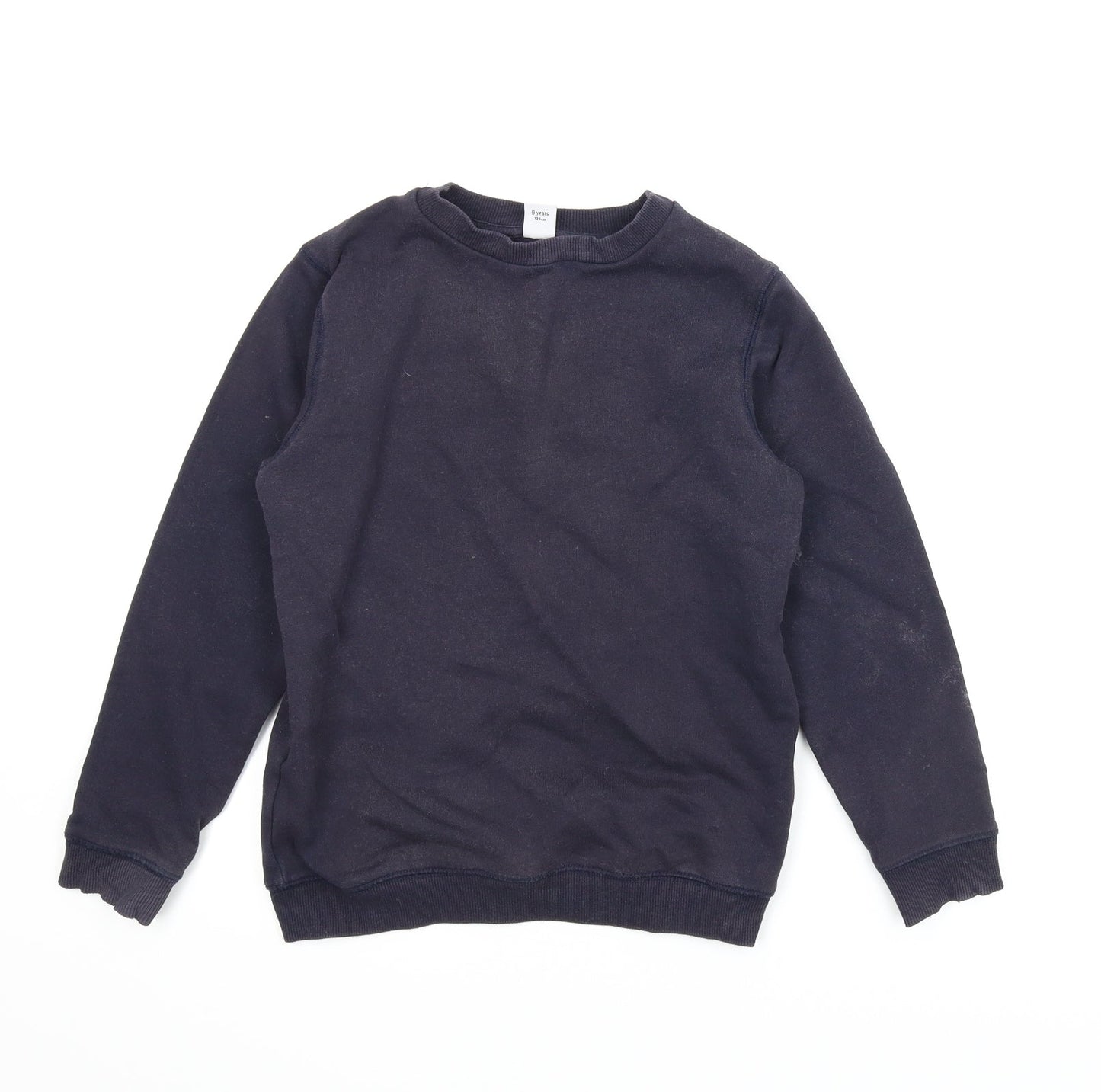 TU School Boys Blue   Pullover Jumper Size 9 Years