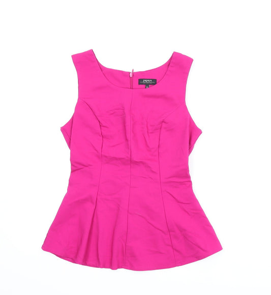 Papaya Womens Pink   Basic Blouse Size 10