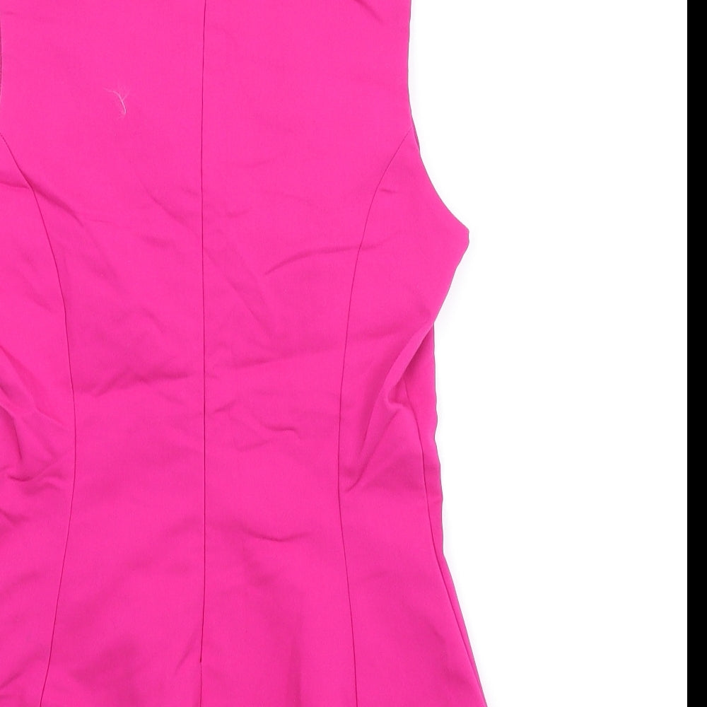 Papaya Womens Pink   Basic Blouse Size 10