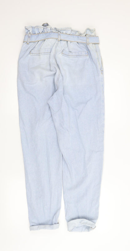 Denim Co Womens Blue  Denim Tapered Jeans Size 10 L26 in