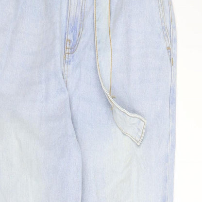 Denim Co Womens Blue  Denim Tapered Jeans Size 10 L26 in