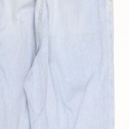 Denim Co Womens Blue  Denim Tapered Jeans Size 10 L26 in