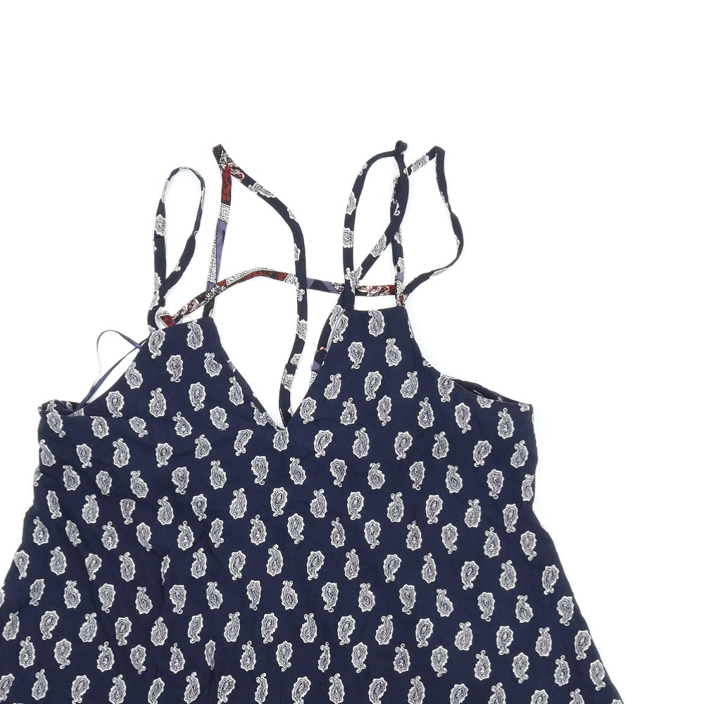 Womens UK Size 10 In the Style Blue Basic Blouse