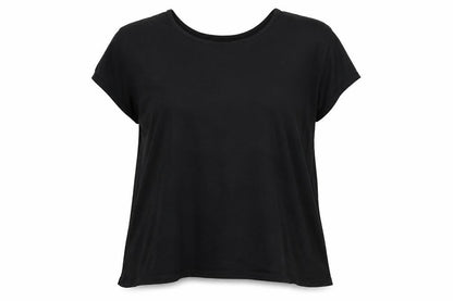 luxe luxueux  Womens Black   Basic T-Shirt Size XS