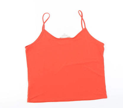Lakeland  Womens Orange   Basic T-Shirt Size 14