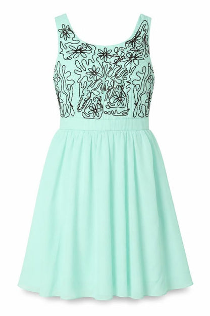 Pink Boom  Womens Green   A-Line  Size S