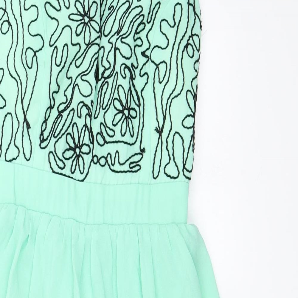 Pink Boom  Womens Green   A-Line  Size S