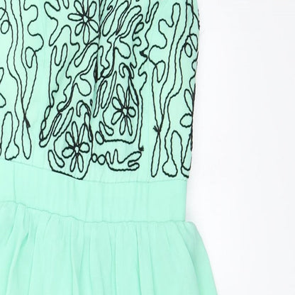 Pink Boom  Womens Green   A-Line  Size S