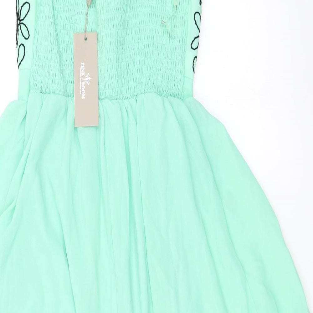 Pink Boom  Womens Green   A-Line  Size S