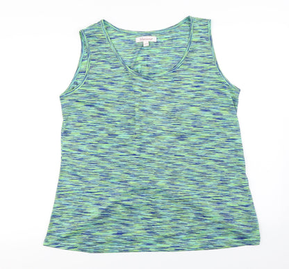 Womens UK Size 18 MARISOTA Green Basic T-Shirt