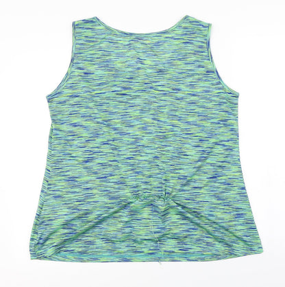 Womens UK Size 18 MARISOTA Green Basic T-Shirt