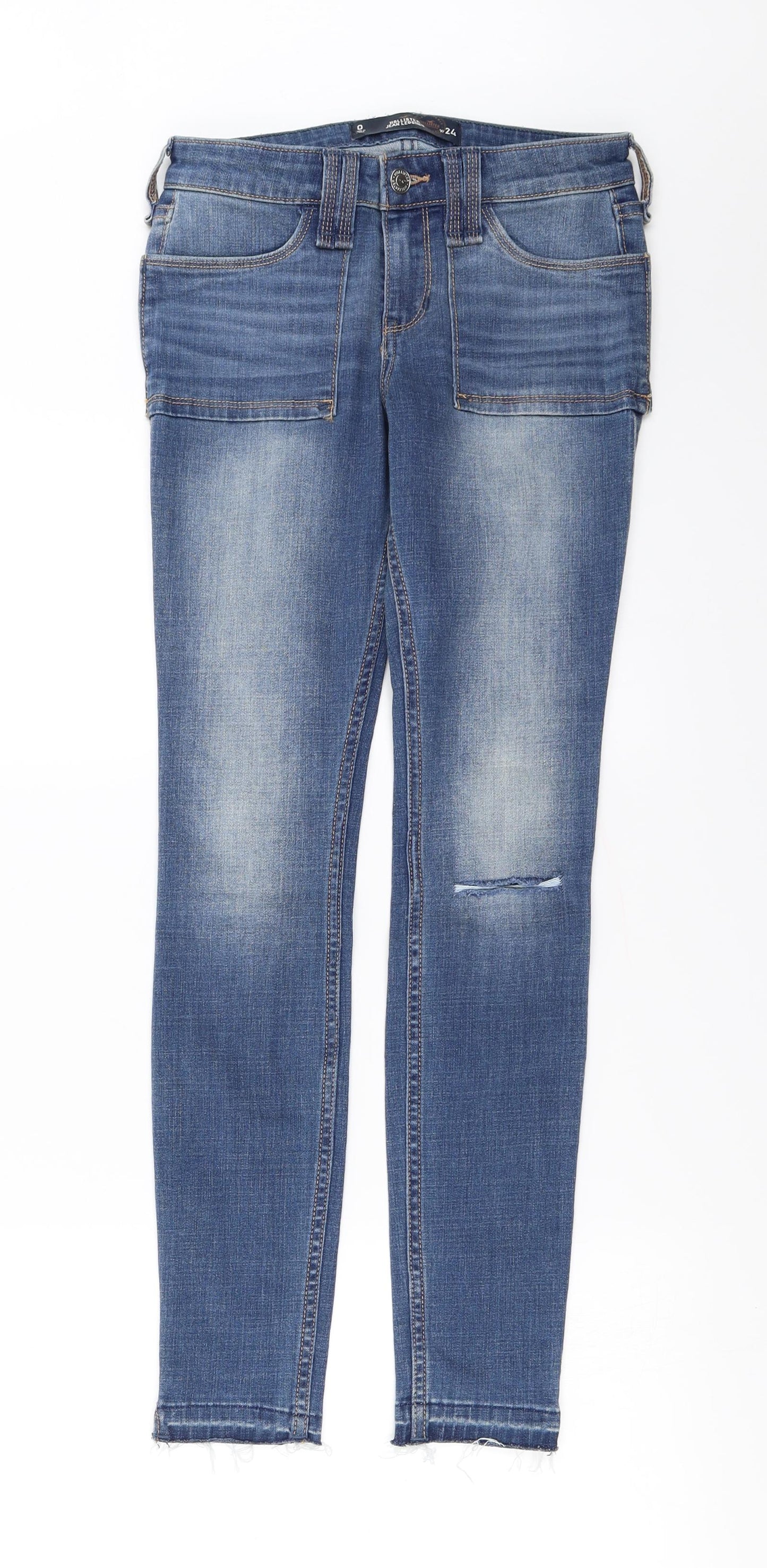 Hollister  Womens Blue   Straight Jeans Size 24 in L27 in