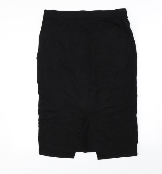 H&M  Womens Black   A-Line Skirt Size M