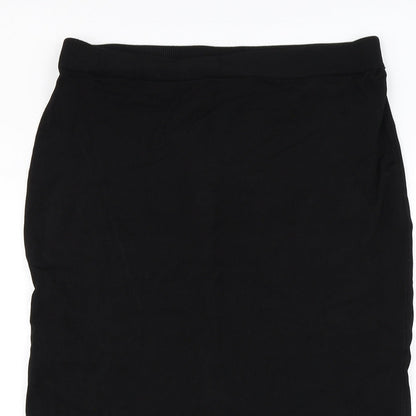 H&M  Womens Black   A-Line Skirt Size M