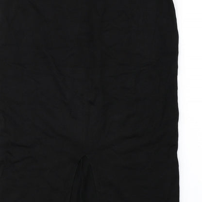 H&M  Womens Black   A-Line Skirt Size M