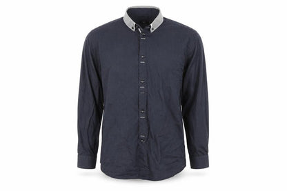 Mens UK Size XL F&F Grey  Button-Up Long Sleeve Casual Shirt