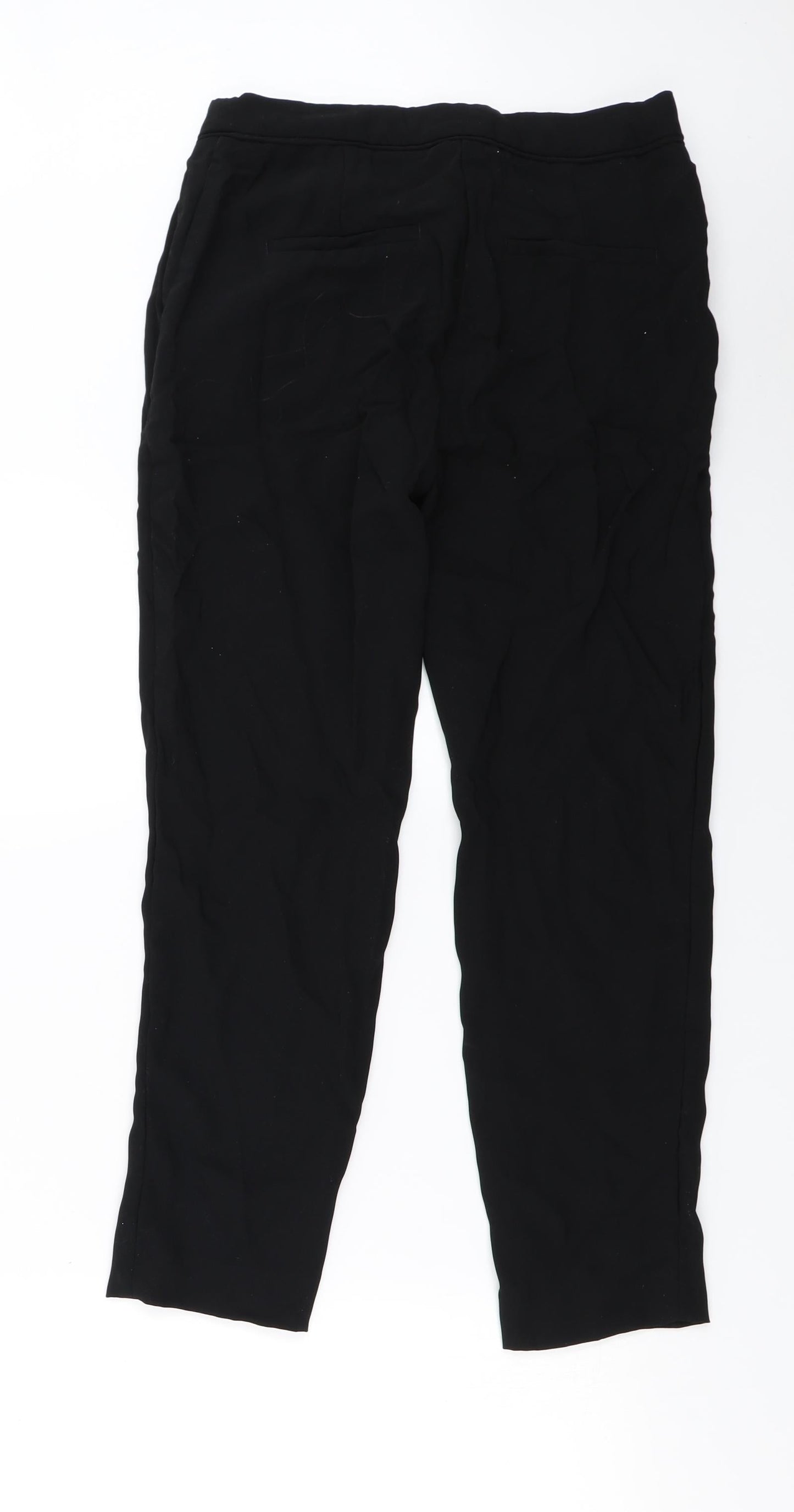 Womens UK Size M H&M Regular Fit  Black Trousers