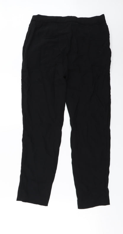 Womens UK Size M H&M Regular Fit  Black Trousers