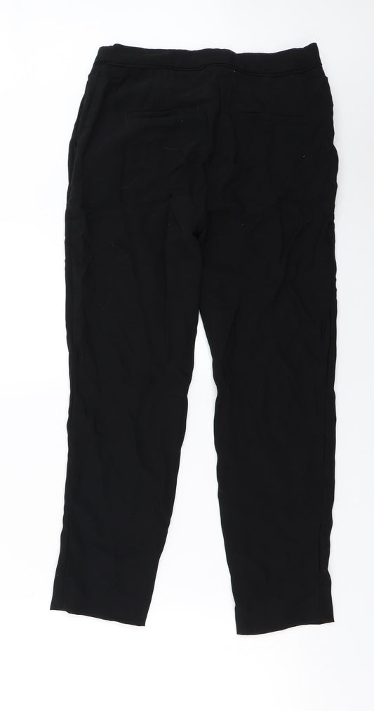 Womens UK Size M H&M Regular Fit  Black Trousers