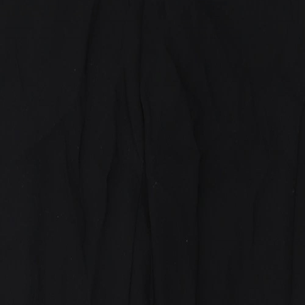 Womens UK Size M H&M Regular Fit  Black Trousers