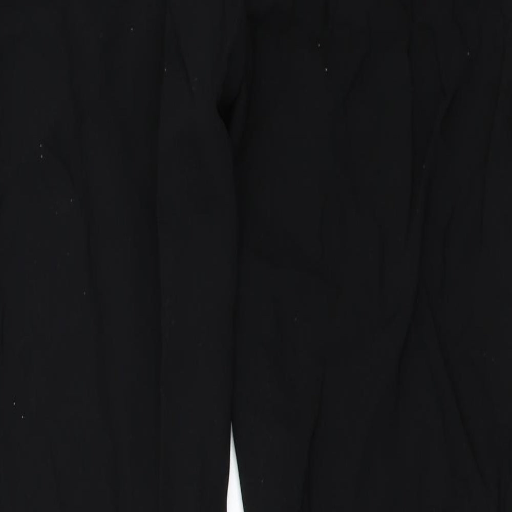 Womens UK Size M H&M Regular Fit  Black Trousers