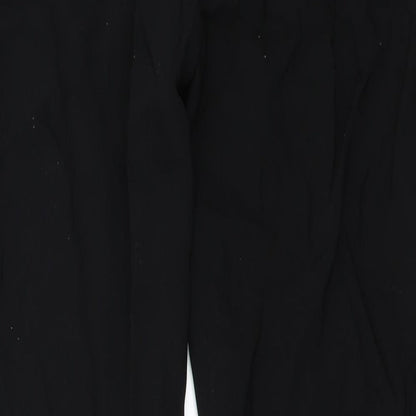 Womens UK Size M H&M Regular Fit  Black Trousers