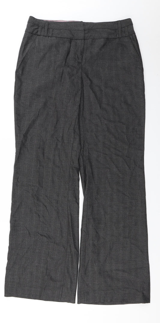 Womens UK Size 12 NEXT Regular Fit  Grey Trousers