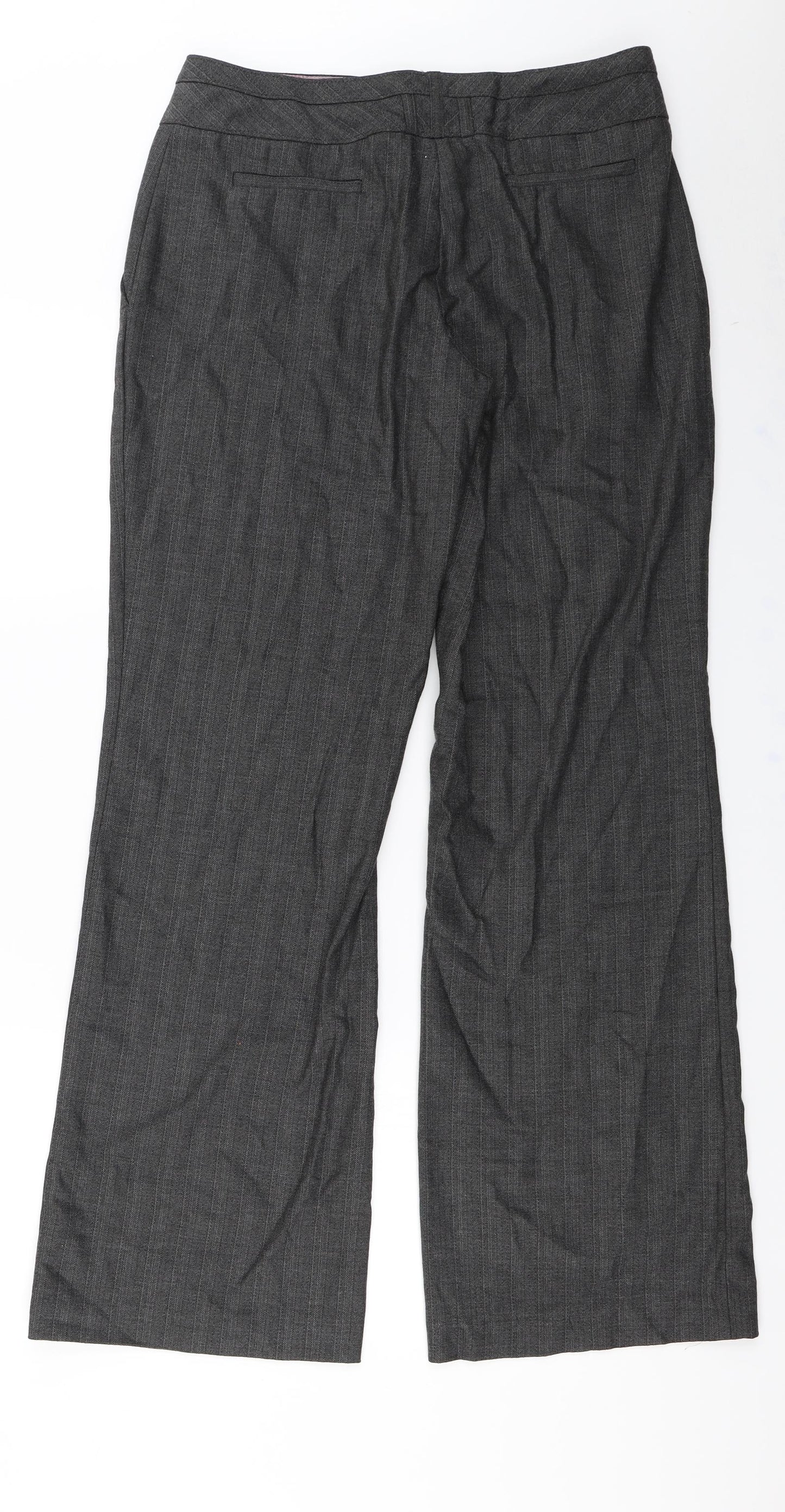 Womens UK Size 12 NEXT Regular Fit  Grey Trousers