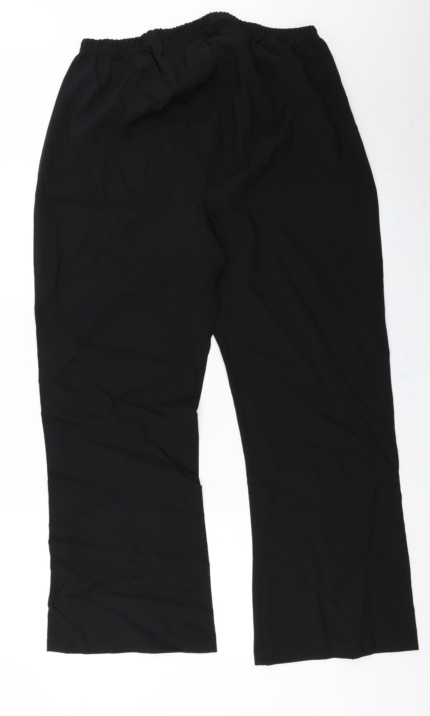 Now Womens Black   Trousers  Size 18 L27 in