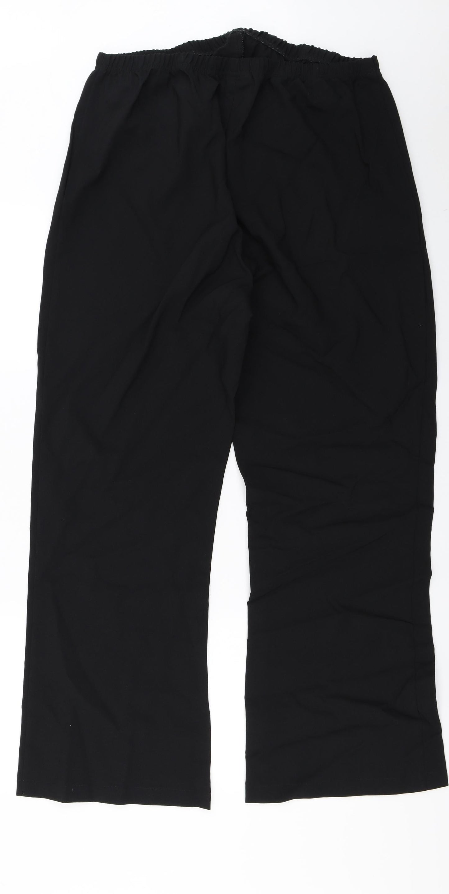 Now Womens Black   Trousers  Size 18 L27 in