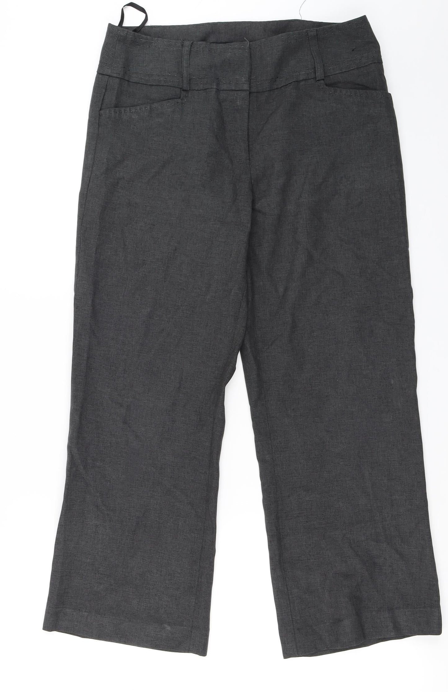 Womens UK Size 10 Atmosphere Regular Fit  Grey Trousers