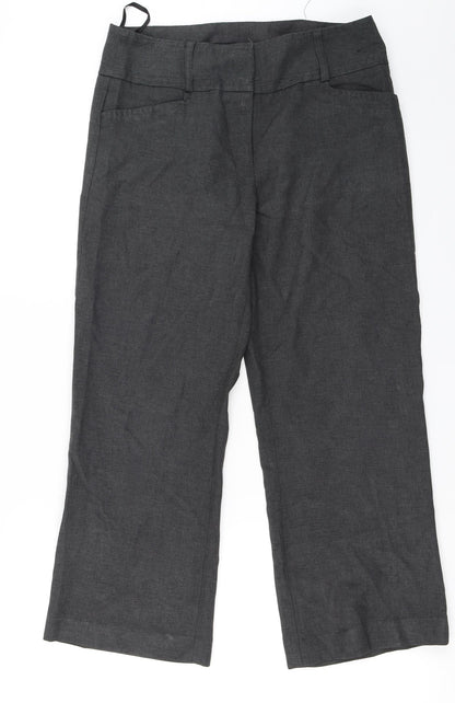 Womens UK Size 10 Atmosphere Regular Fit  Grey Trousers