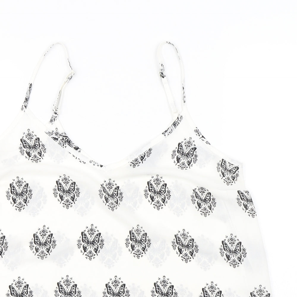 Womens UK Size 10 Atmosphere White Basic Blouse