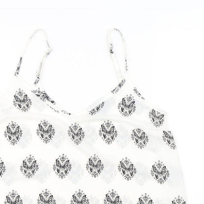 Womens UK Size 10 Atmosphere White Basic Blouse