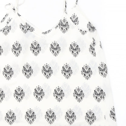 Womens UK Size 10 Atmosphere White Basic Blouse