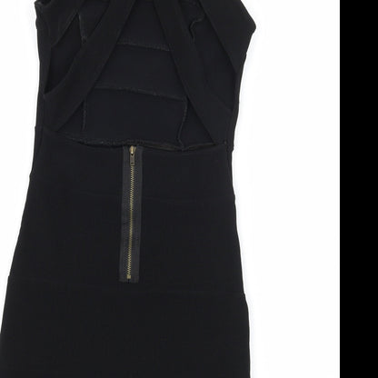 Topshop Womens Black   Bodycon  Size 8  - Open Back