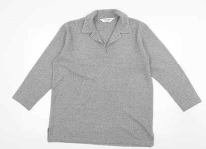 Dorothy Perkins Womens Grey  Knit Pullover Jumper Size 10