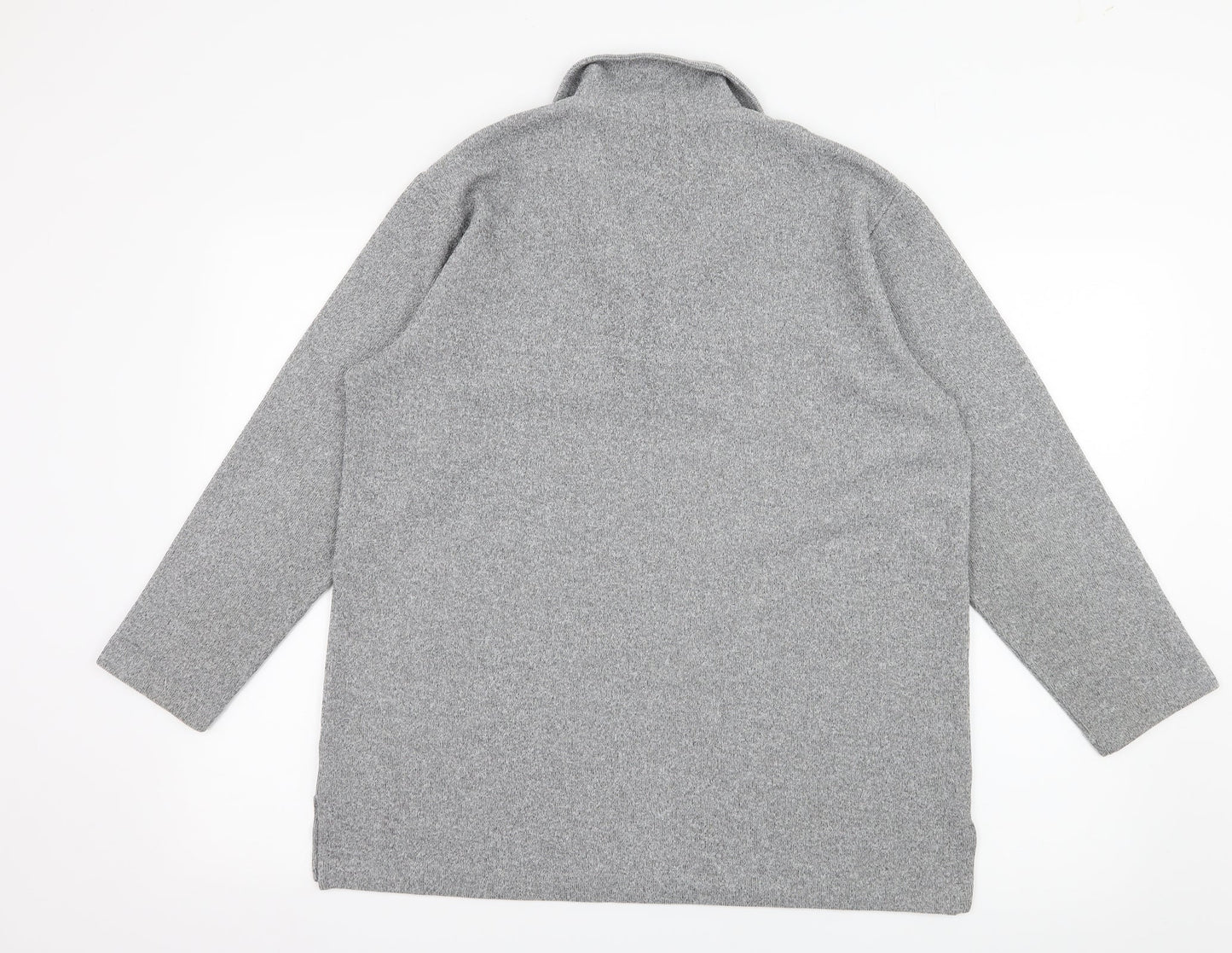 Dorothy Perkins Womens Grey  Knit Pullover Jumper Size 10