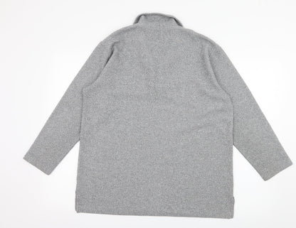 Dorothy Perkins Womens Grey  Knit Pullover Jumper Size 10