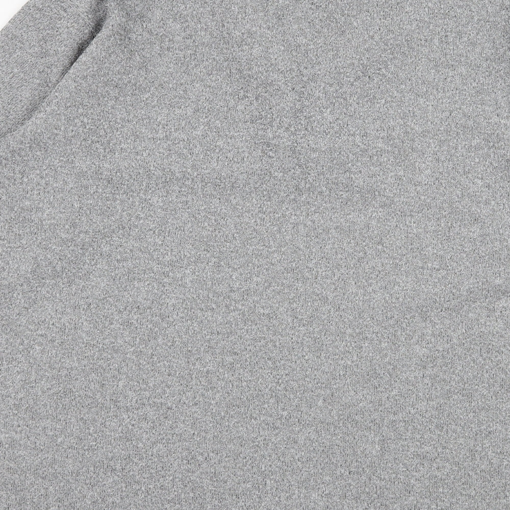 Dorothy Perkins Womens Grey  Knit Pullover Jumper Size 10