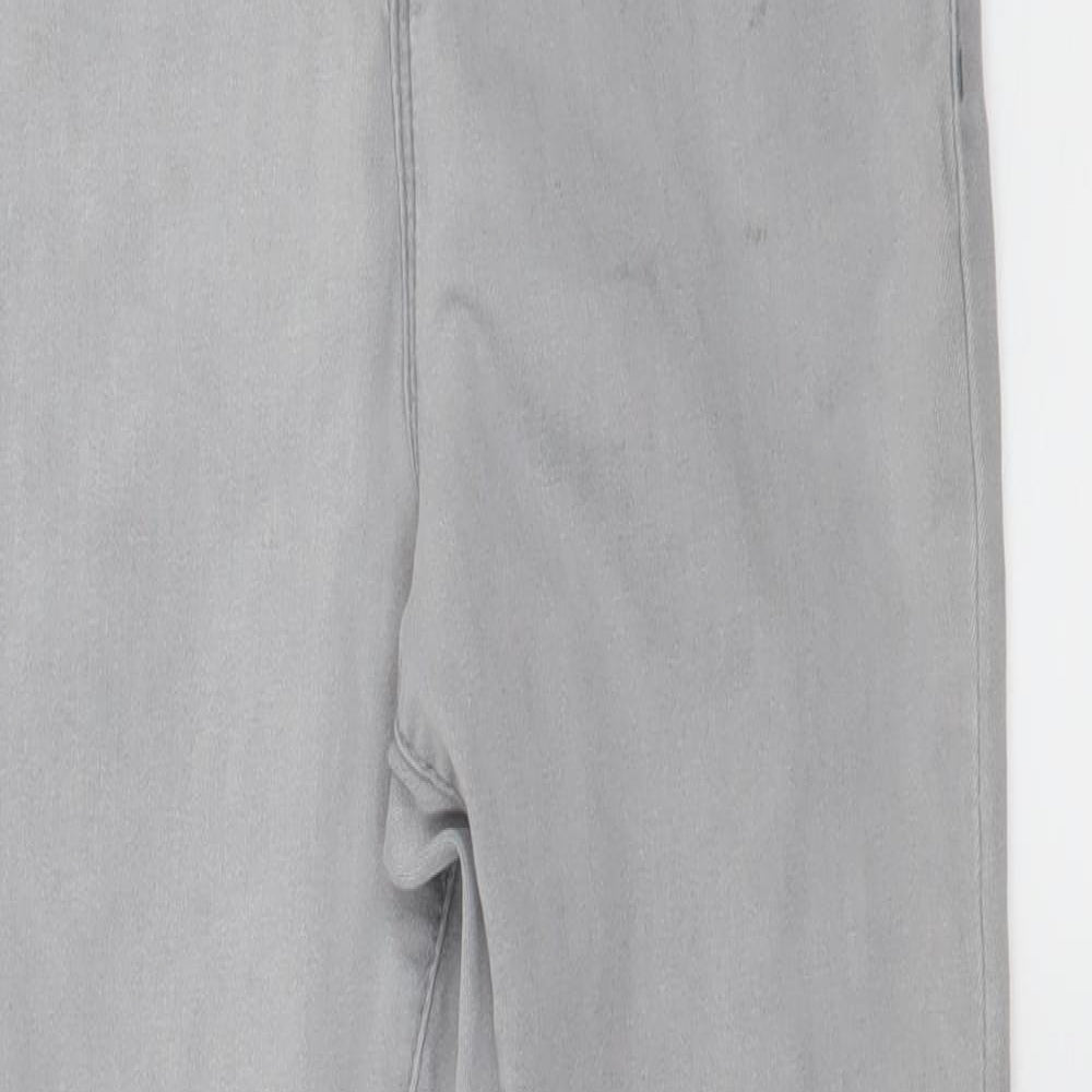 Denim & Co. Womens Grey  Denim Skinny Jeans Size 12 L28 in