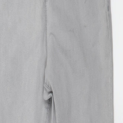 Denim & Co. Womens Grey  Denim Skinny Jeans Size 12 L28 in