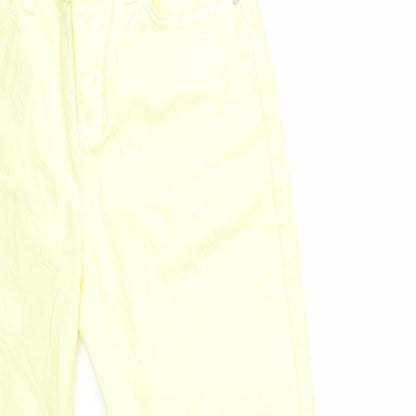 Womens UK Size 10 Preworn Regular Fit Skinny Pink Jeans