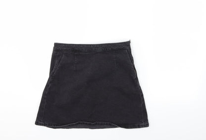 Womens UK Size 30 in Preworn A-Line Denim Skirt