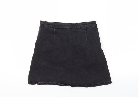Womens UK Size 30 in Preworn A-Line Denim Skirt