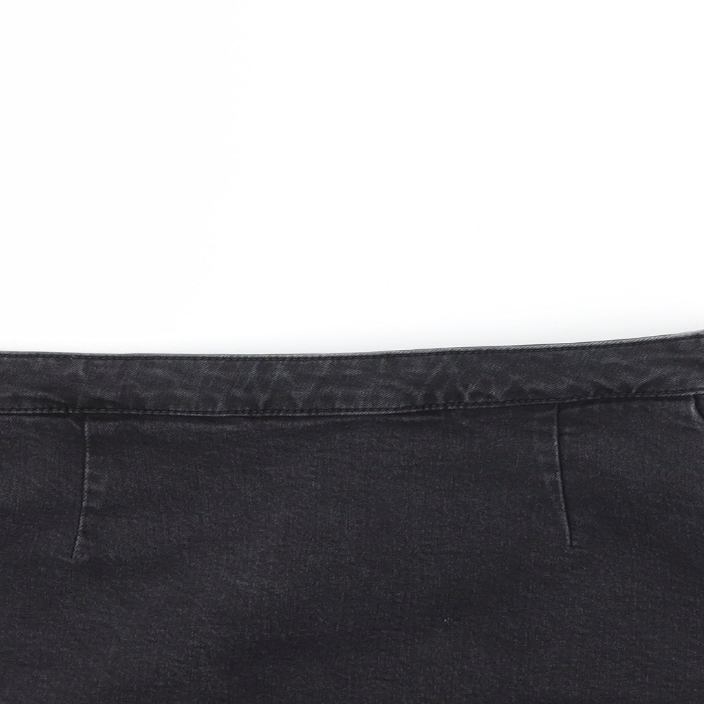 Womens UK Size 30 in Preworn A-Line Denim Skirt