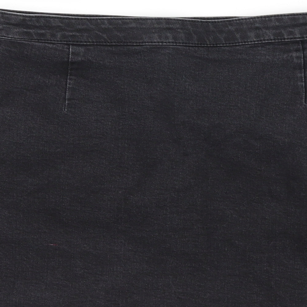 Womens UK Size 30 in Preworn A-Line Denim Skirt