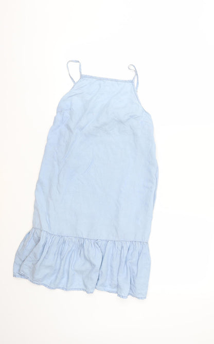 Denim & Co. Womens Blue   Shift  Size 4