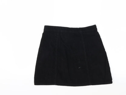 Womens UK Size 8 Denim & Co. Mini Corduroy Skirt